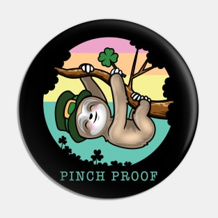 Pinch Proof St. Patrick’s Day Lucky Sloth Pin