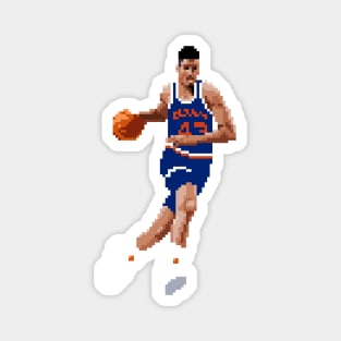 Brad Daugherty Pixel Dribble Magnet