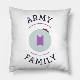 BTS ARMY family logo Pillow