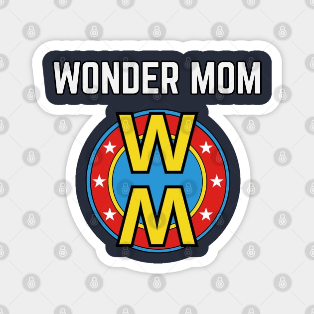 Wonder Mom Parody Logo Magnet by Stylecombinator
