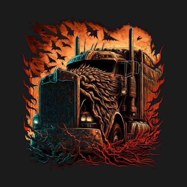 Semi Truck from Hell by pxdg