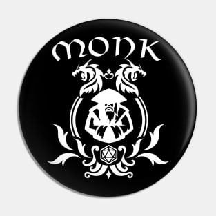 Dnd Monk Class Symbol Print Pin