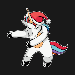 Dabbing Christmas Unicorn T-Shirt