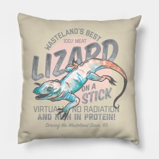 Wasteland's Best Lizard on a Stick Pillow