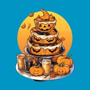 Enchanting Eats Delight in a Halloween Dessert Journey T-Shirt