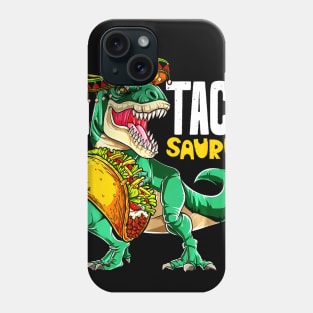 Tacosaurus Shirt Taco Cinco de Mayo Kids Boys Dinosaur Phone Case