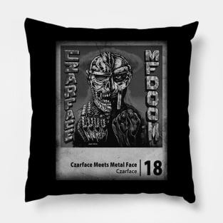 Meets Metal Face // Minimalist Fanart Tribute Pillow