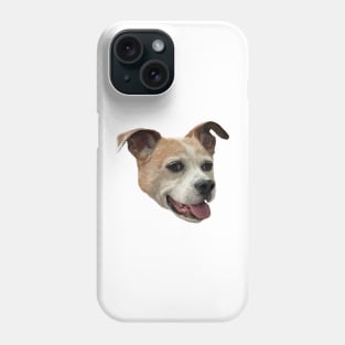 Jack Russell Terrier Mix - White Background Phone Case