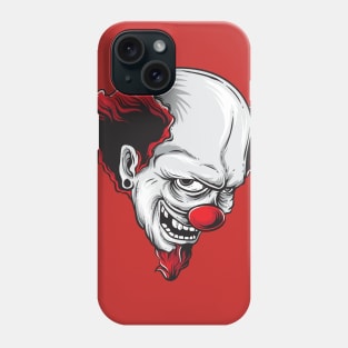 Scary Clown Head Halloween Phone Case