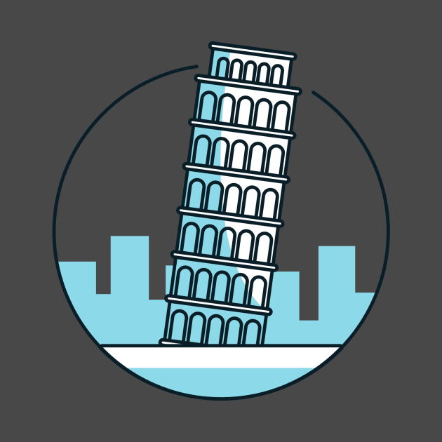 Pisa tower Italy by Travelite Design