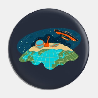 Alien Vacation Pin