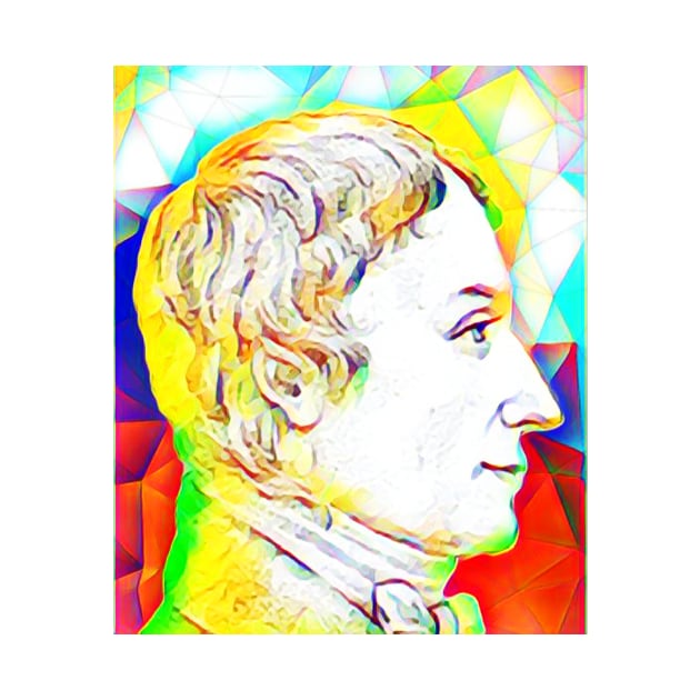 Anders Gustaf Ekeberg Colourful Portrait | Anders Gustaf Ekeberg Artwork 11 by JustLit