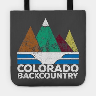 Colorado Background Adventure Shirt Tote