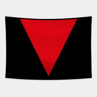 Red triangle Tapestry