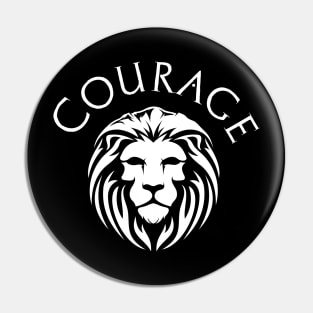 4 Stoic Virtues, Courage Pin