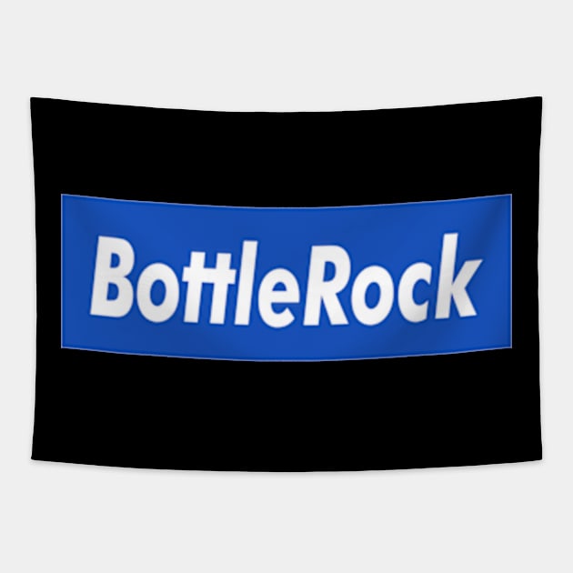 BottleRock Box Logo Tapestry by ART BY IIPRATMO