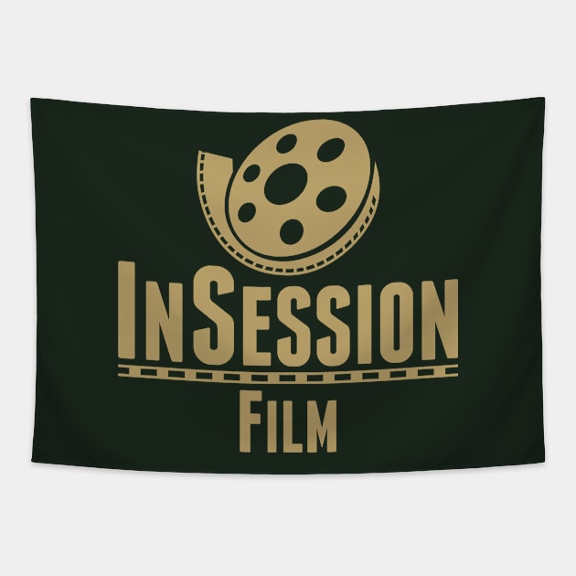 InSession Film Gold Logo Tapestry by InSession Film