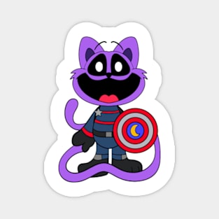 Purple Cat Of Me Magnet