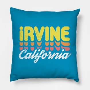 Retro Irvine California Pillow