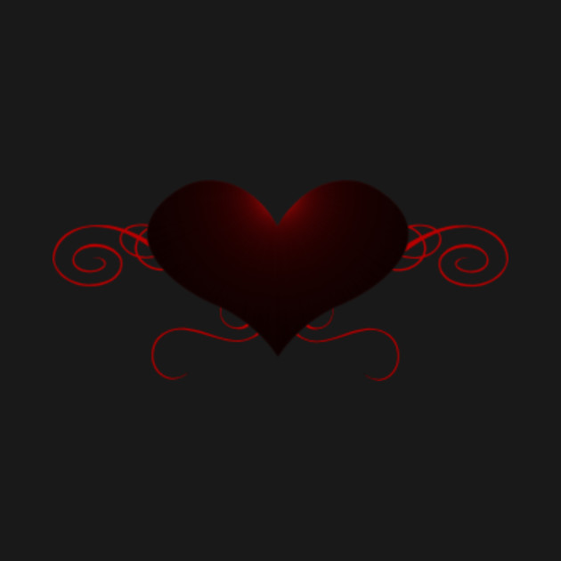 Gothik Heart Red Gothic Valentines Day