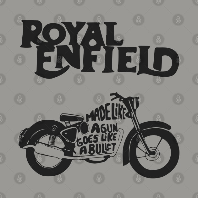 Royal Enfield Made Like A Gun Goes Like A Bullet by JammyPants