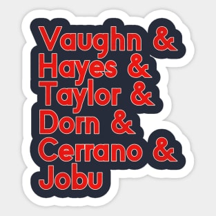 Just A Bit Outside! Major League Movie Quote | Sticker