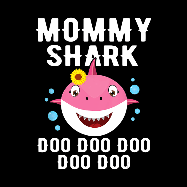 Mommy Shark Doo Doo T-Shirt Funny Kids Video Baby Daddy by craiglimu