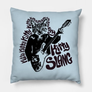 Kitty Slang Pillow