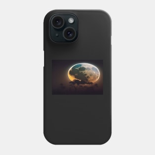 Unwind With The Moon And Relax Into Space Phone Case