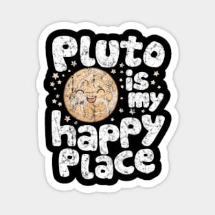Pluto is My Happy Place Magnet