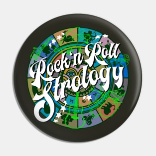 Rock ‘n Roll Strology Full Colour - Aquarius Pin