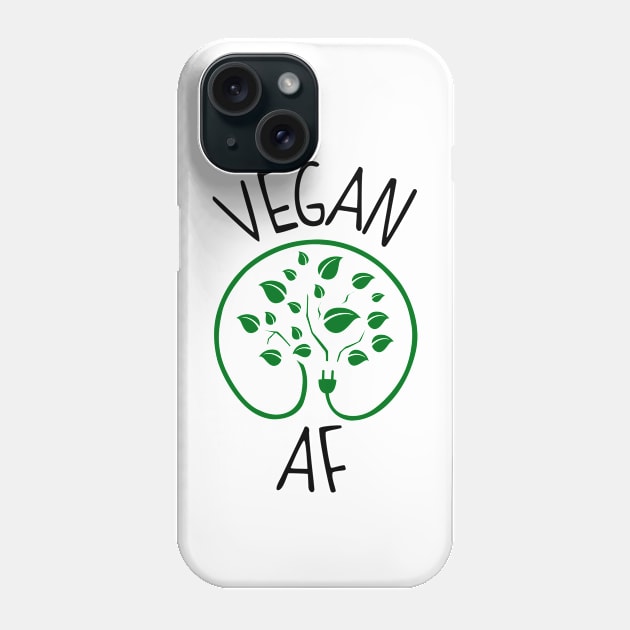 Vegan AF Phone Case by KsuAnn