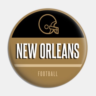 New orleans retro football Pin