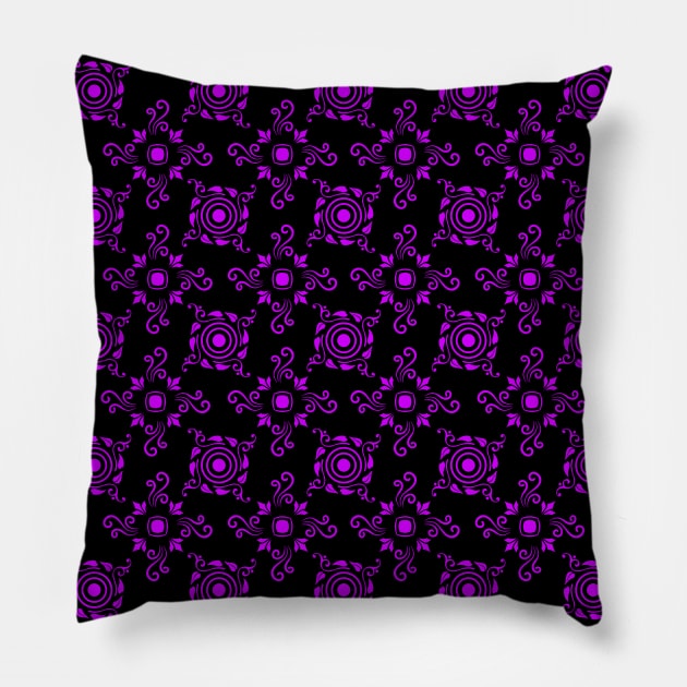 Floral Motif 09 Pillow by SanTees