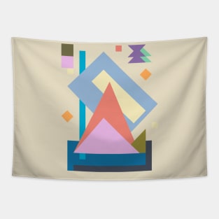 Minimal Abstract Geometric Design Tapestry
