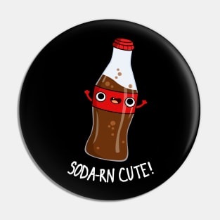 Soda-rn Cute Cute Soda Bottle Pun Pin