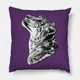 Snow leopards Pillow