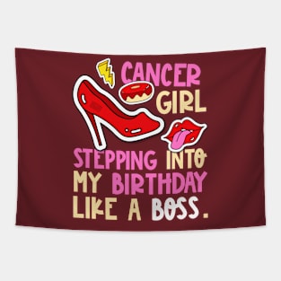 Cancer Girl Horoscope Heels Stepping Birthday Like Boss Cool Tapestry