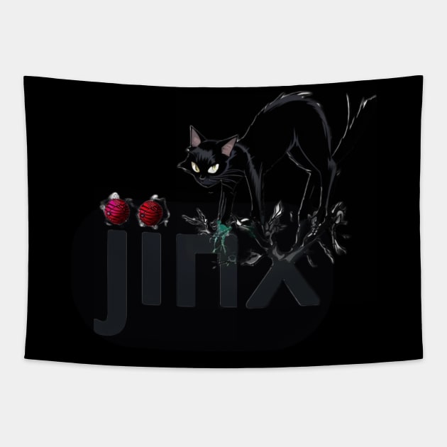 Jinx 13 Tapestry by The Illegal Goat Company