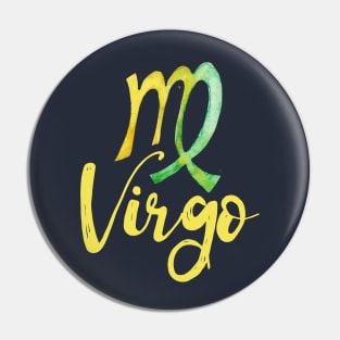 Virgo Symbol Pin