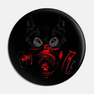 wolf mask Pin