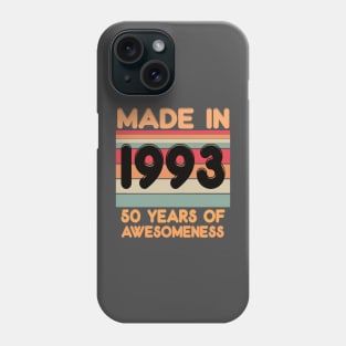 Made In 1993 Phone Case