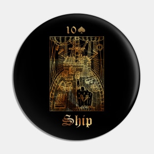 Ship. Lenormand Gothic Mysteries Design. Pin