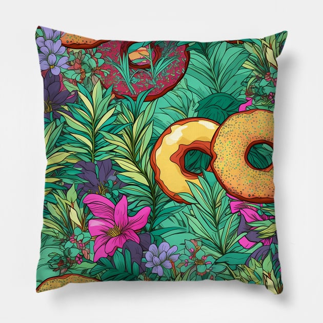 Lovely Donuts Pillow by StudioIris