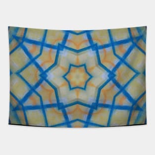 P25C, Abstract Geometric Colorful Unique Original Zen Contemporary Art Tapestry