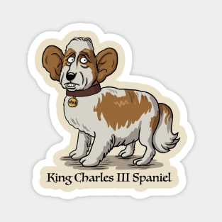 King Charles III spaniel Magnet