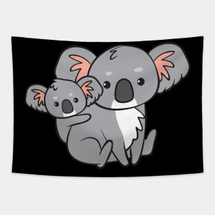 Koala - with little baby Tapestry