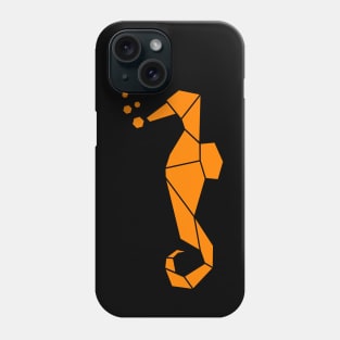 Origami seahorse Phone Case