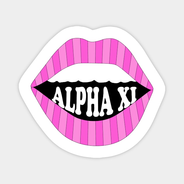 A Xi D Pink Lips Magnet by sydneyurban