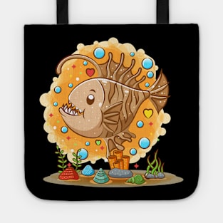 angelfish monster deep sea Tote